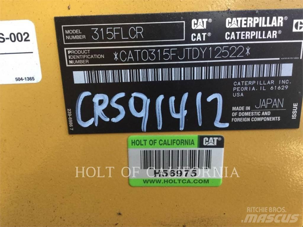 CAT 315 Kāpurķēžu ekskavatori