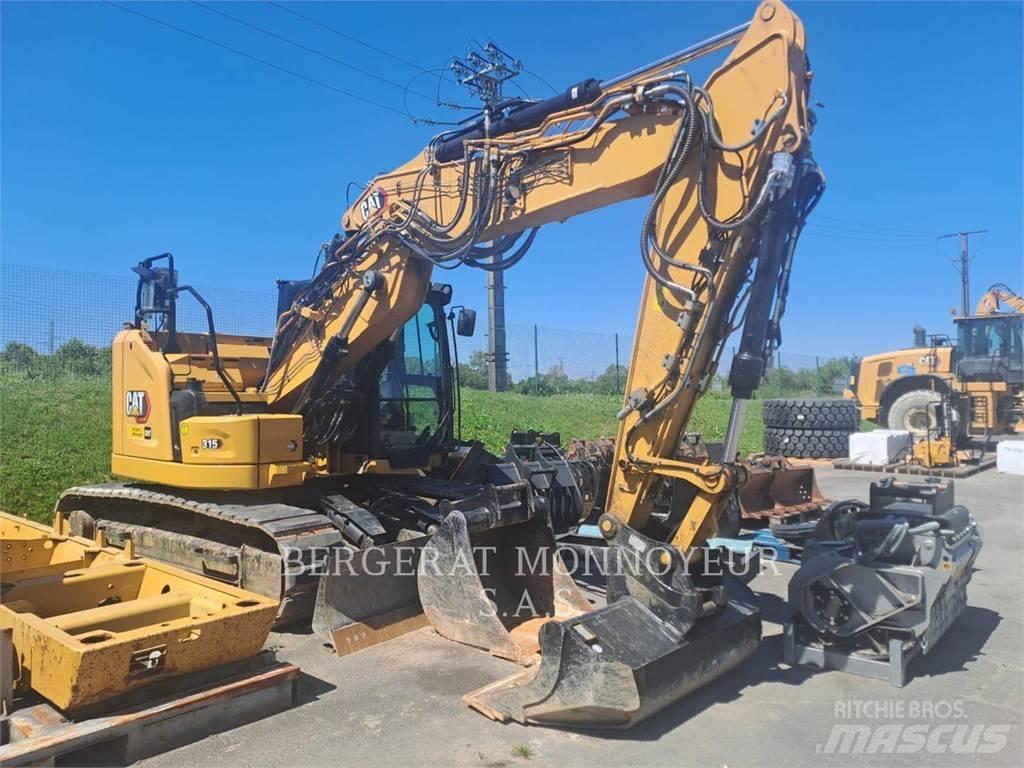 CAT 315 Kāpurķēžu ekskavatori