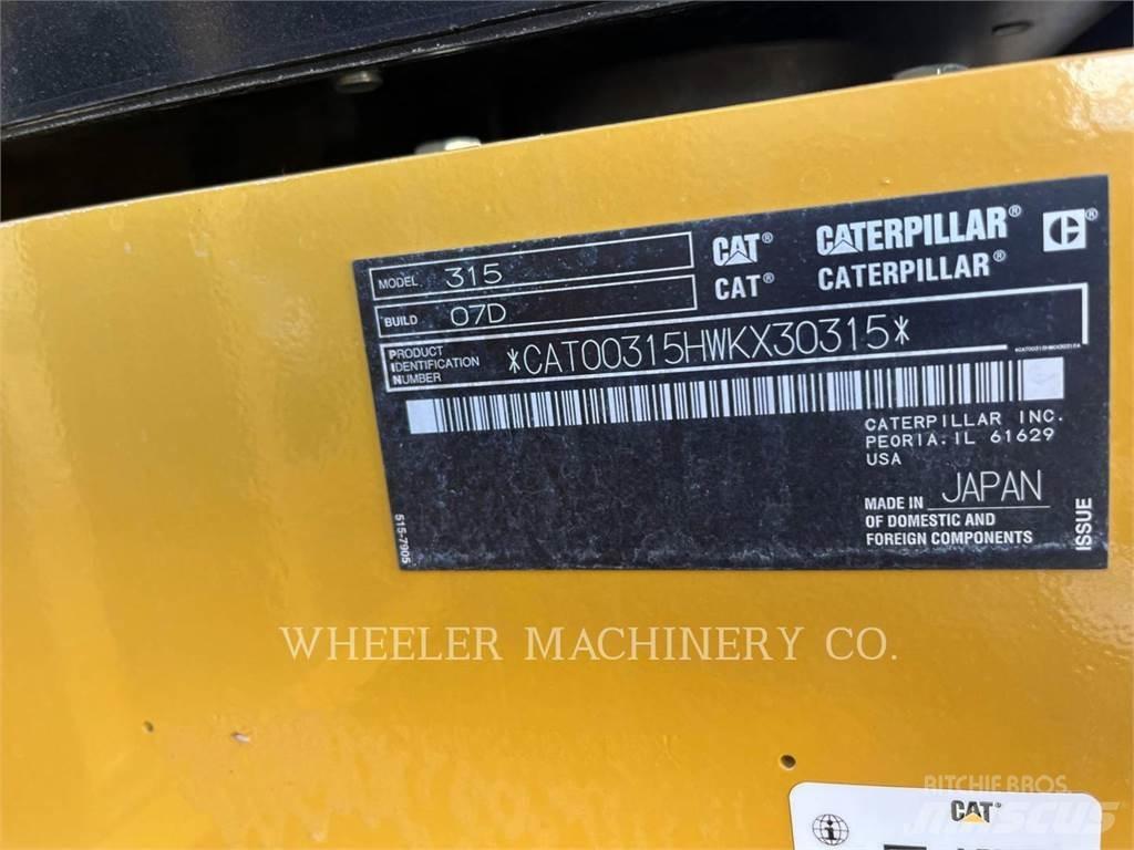 CAT 315 CF Kāpurķēžu ekskavatori