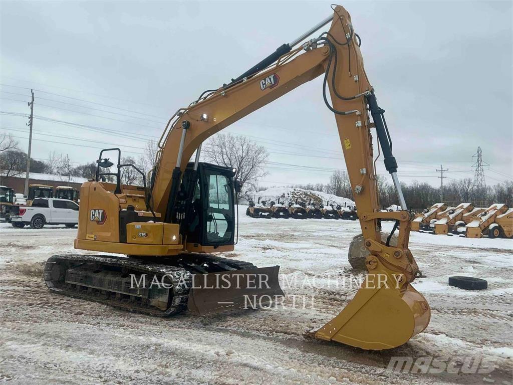 CAT 31507 Kāpurķēžu ekskavatori