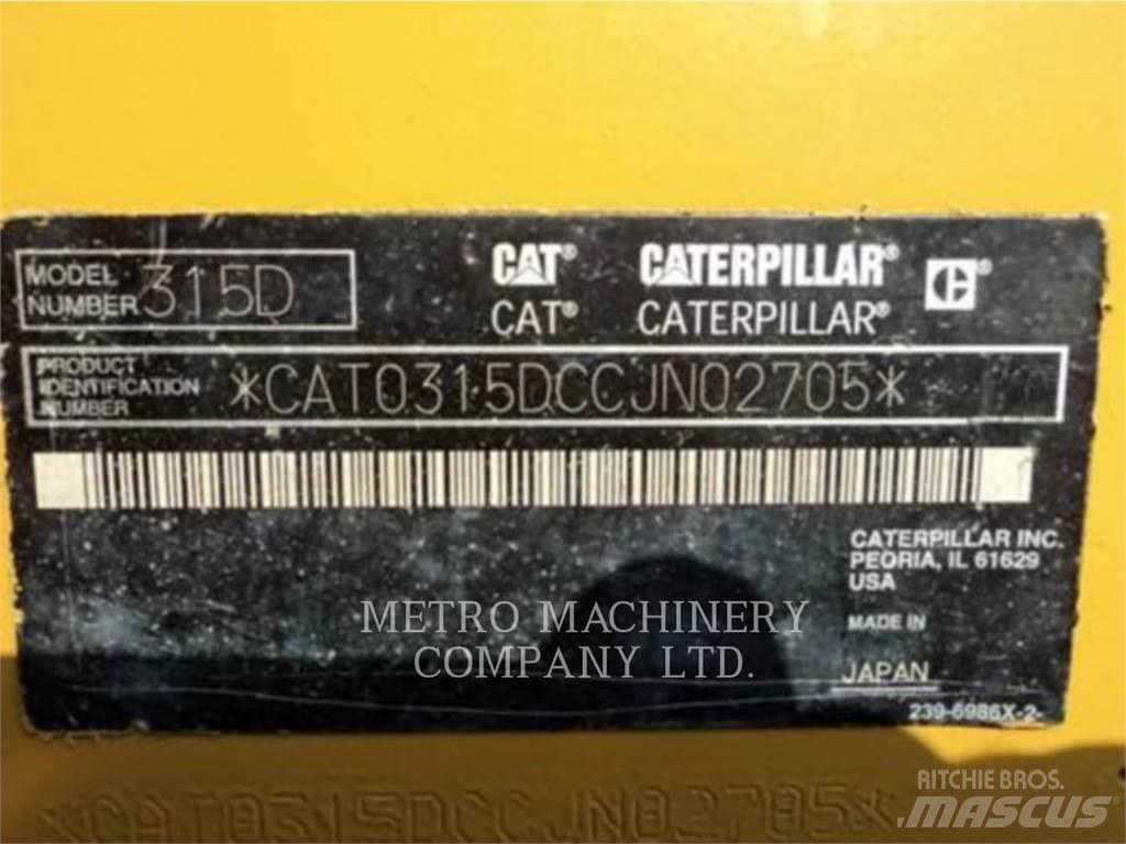 CAT 315DL Kāpurķēžu ekskavatori