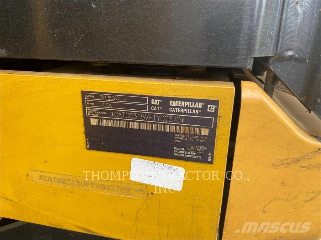 CAT 315GC Kāpurķēžu ekskavatori