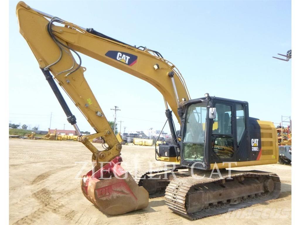CAT 316E Kāpurķēžu ekskavatori