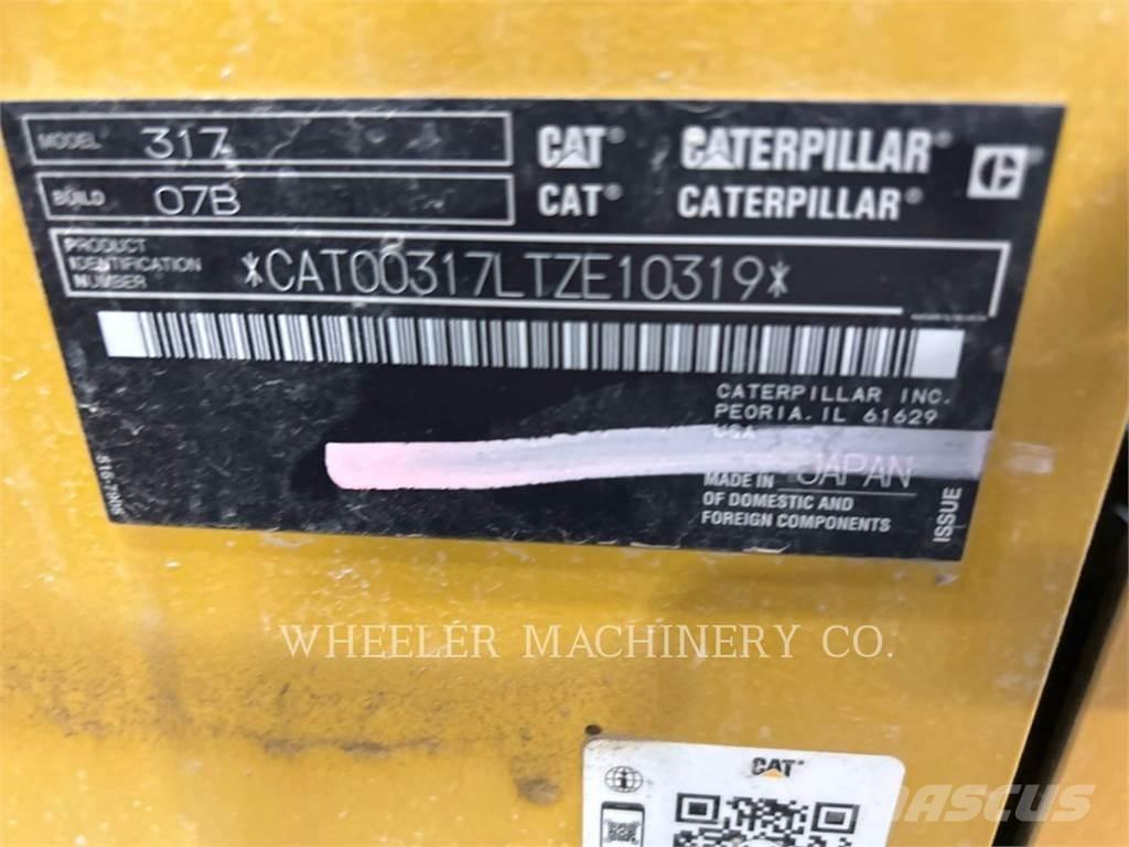 CAT 317 CF Kāpurķēžu ekskavatori