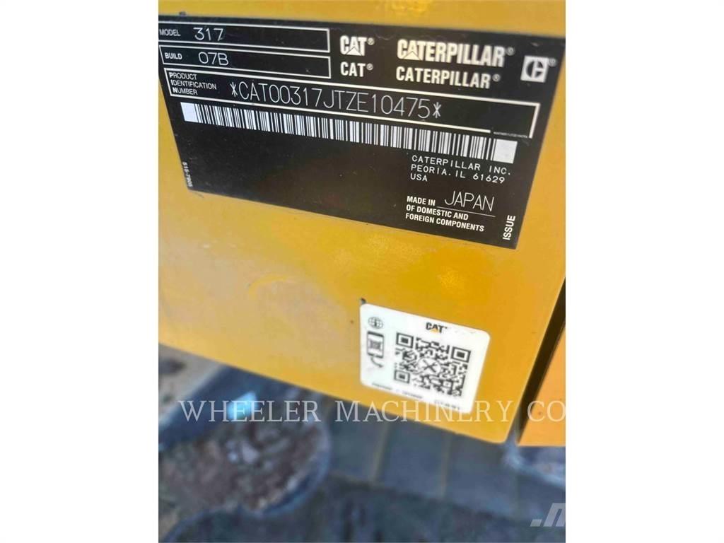 CAT 317 CF Kāpurķēžu ekskavatori