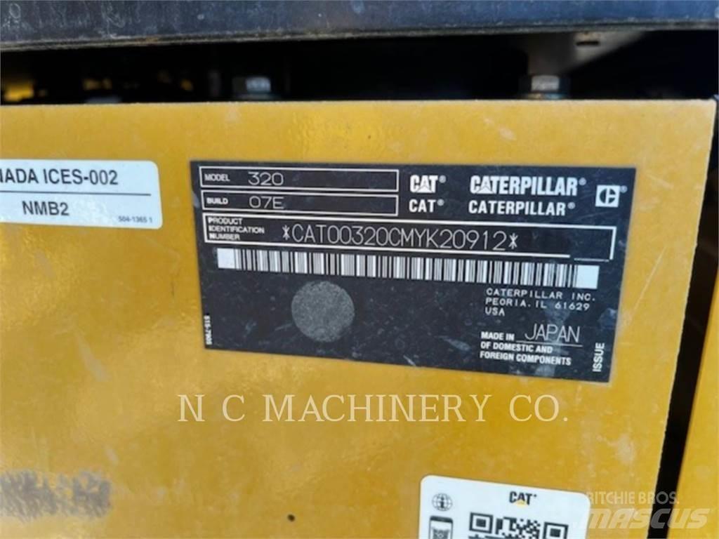 CAT 320 Kāpurķēžu ekskavatori