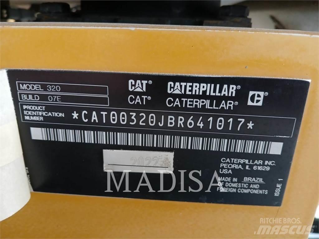 CAT 320 Kāpurķēžu ekskavatori