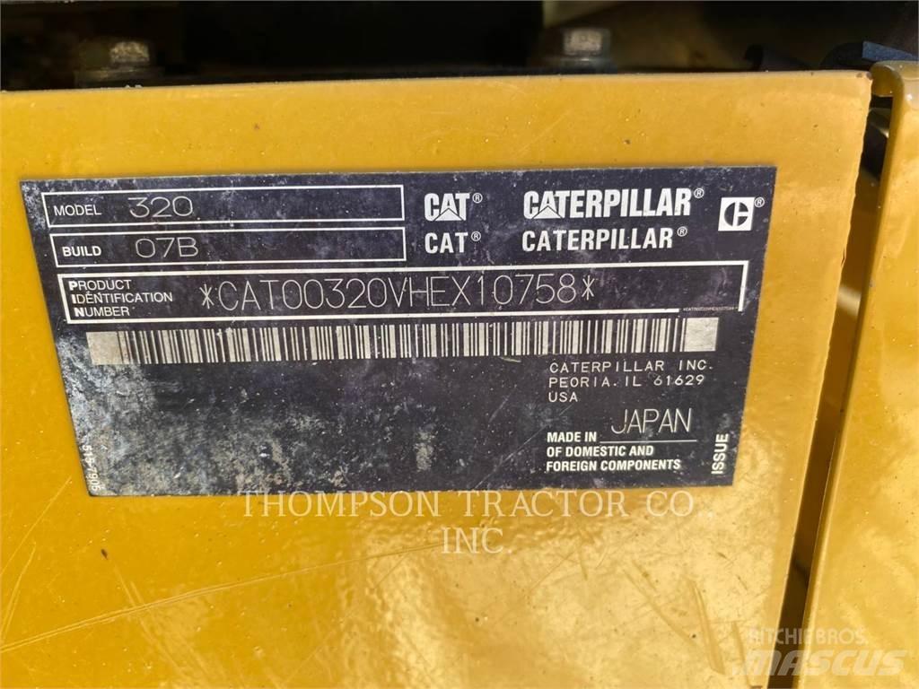 CAT 320 Kāpurķēžu ekskavatori
