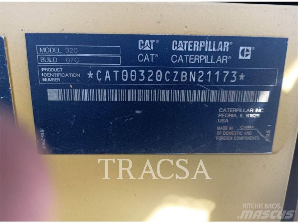 CAT 320 Kāpurķēžu ekskavatori