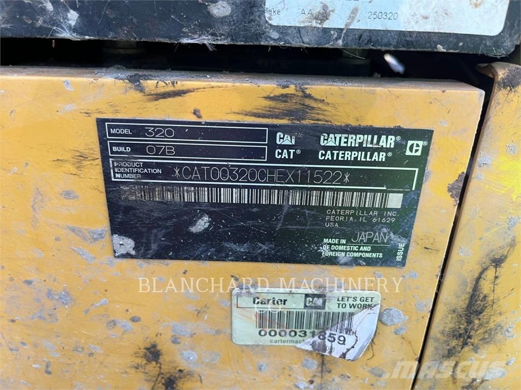 CAT 320 Kāpurķēžu ekskavatori