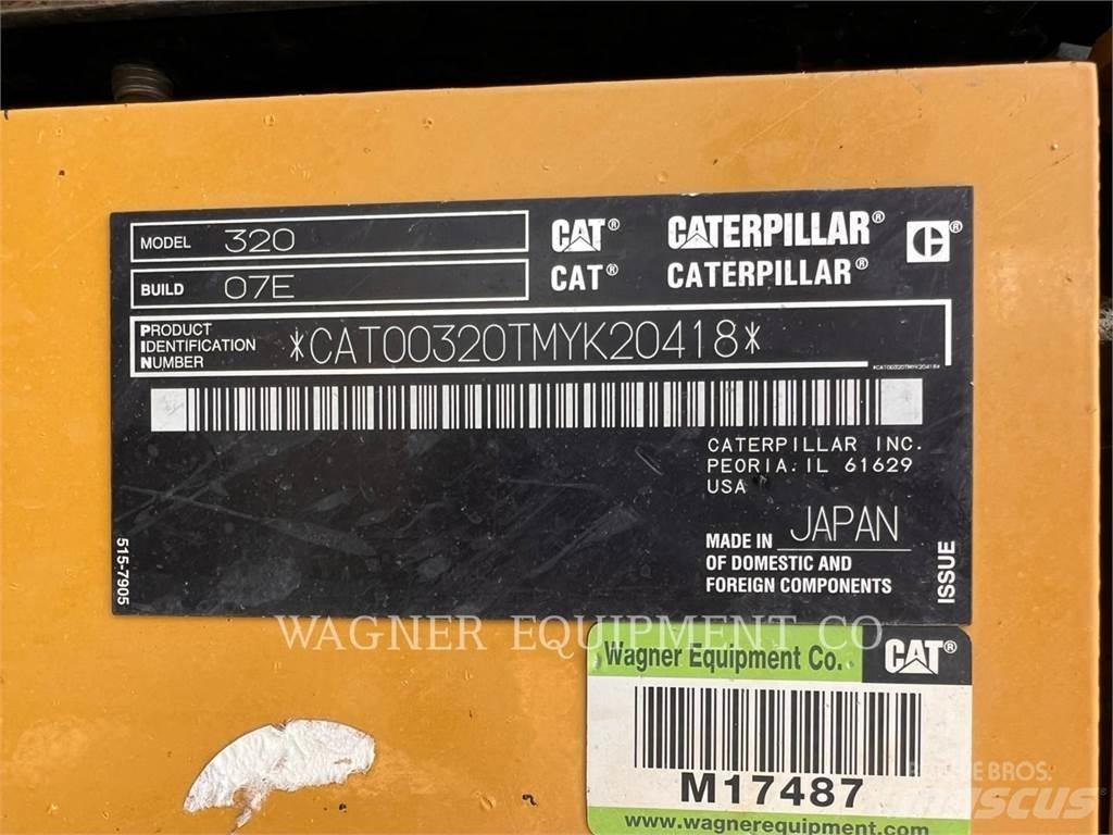 CAT 320 Kāpurķēžu ekskavatori