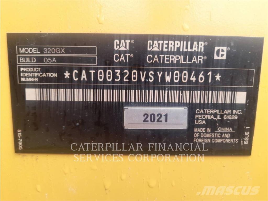CAT 320-05GX Kāpurķēžu ekskavatori