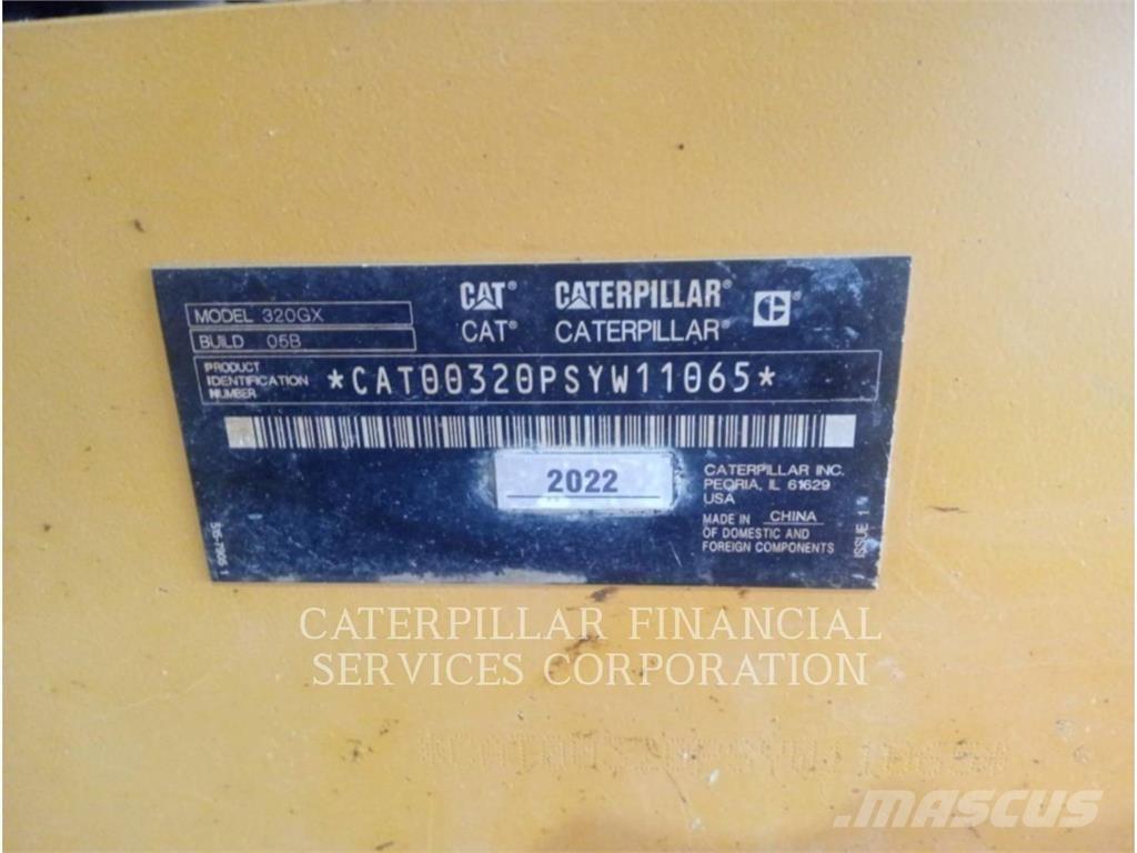 CAT 320-05GX Kāpurķēžu ekskavatori