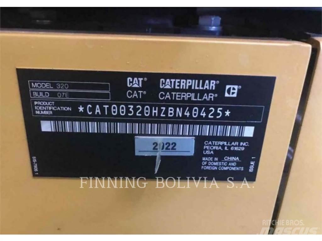 CAT 320-07 Kāpurķēžu ekskavatori