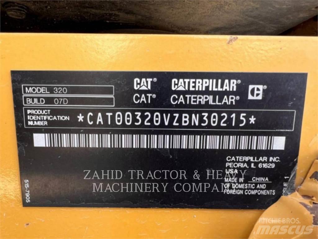 CAT 320-07 Kāpurķēžu ekskavatori