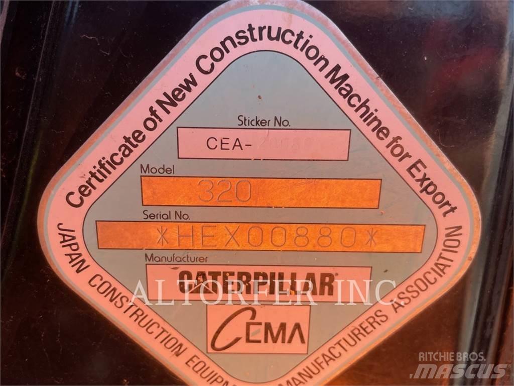 CAT 320-07 Kāpurķēžu ekskavatori