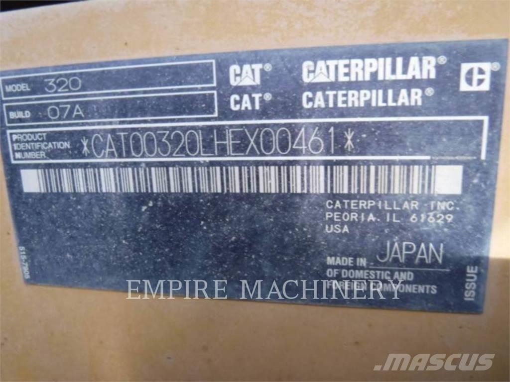 CAT 320-07 Kāpurķēžu ekskavatori
