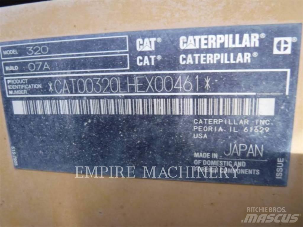 CAT 320-07 P Kāpurķēžu ekskavatori