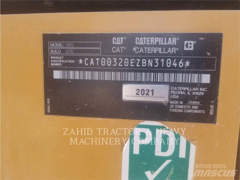 CAT 320-07D Kāpurķēžu ekskavatori