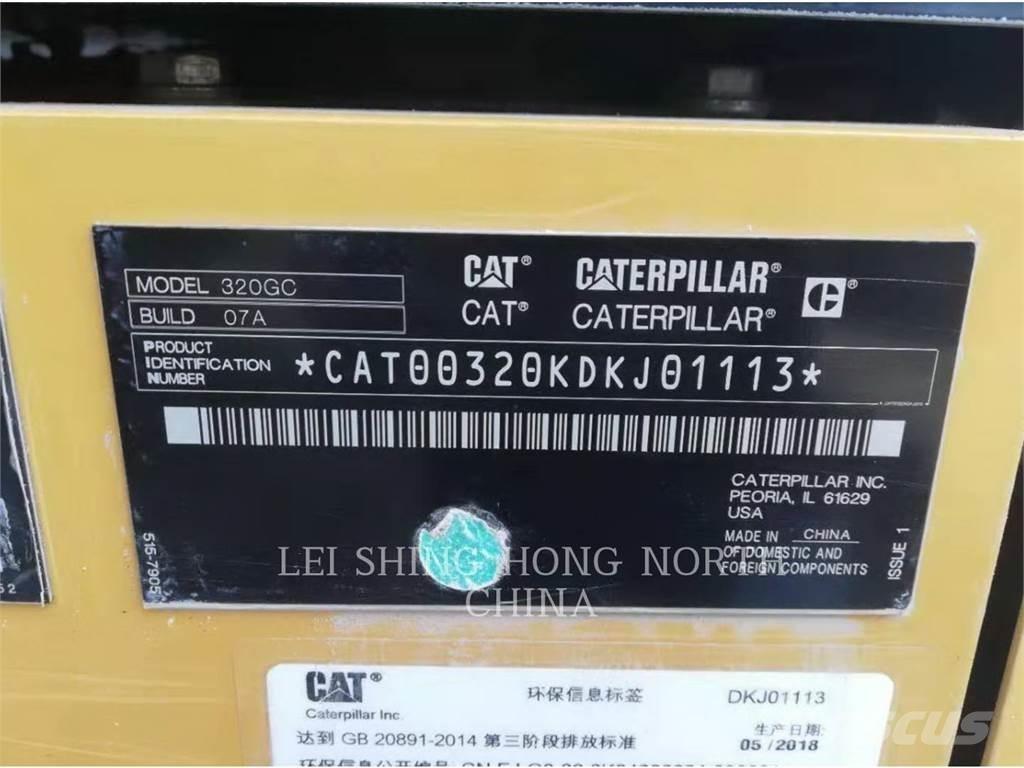 CAT 320-07GC Kāpurķēžu ekskavatori
