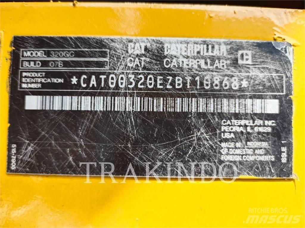 CAT 320-07GC Kāpurķēžu ekskavatori