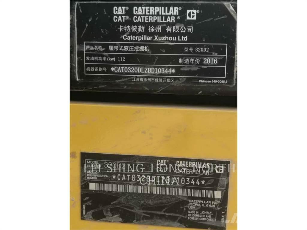 CAT 320D2 Kāpurķēžu ekskavatori