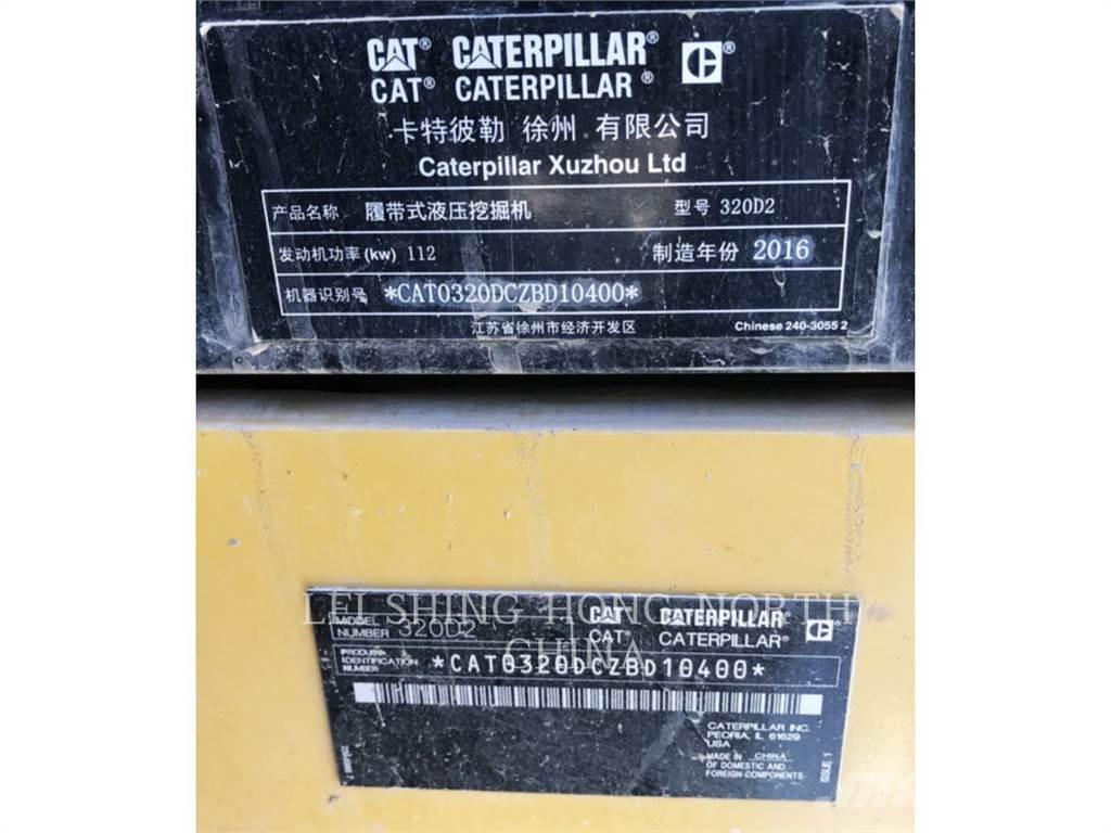 CAT 320D2 Kāpurķēžu ekskavatori