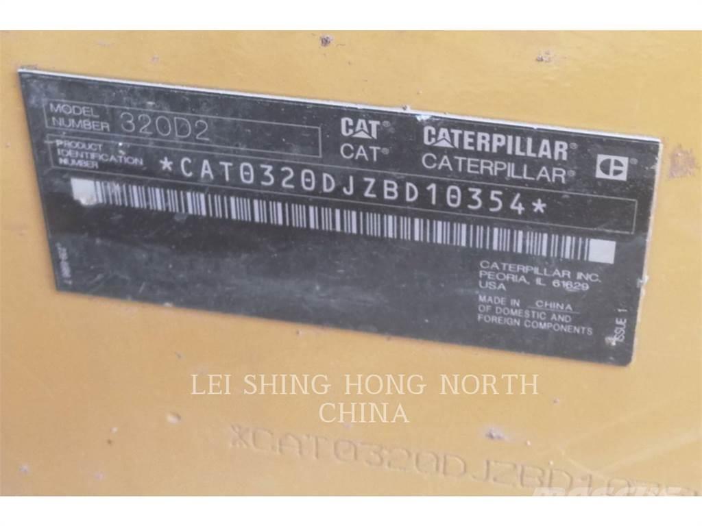 CAT 320D2 Kāpurķēžu ekskavatori