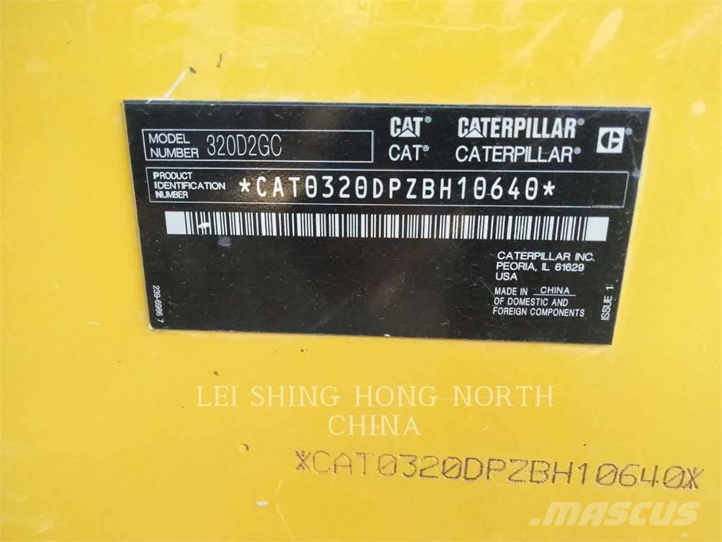 CAT 320D2GC Kāpurķēžu ekskavatori