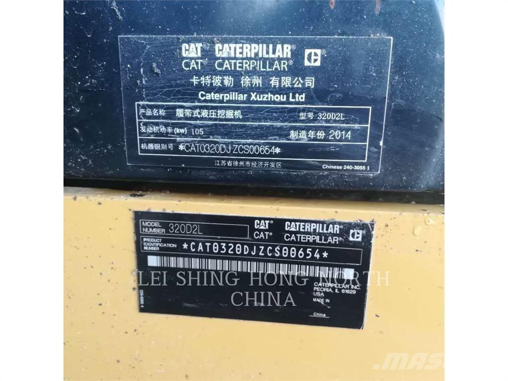 CAT 320D2L Kāpurķēžu ekskavatori