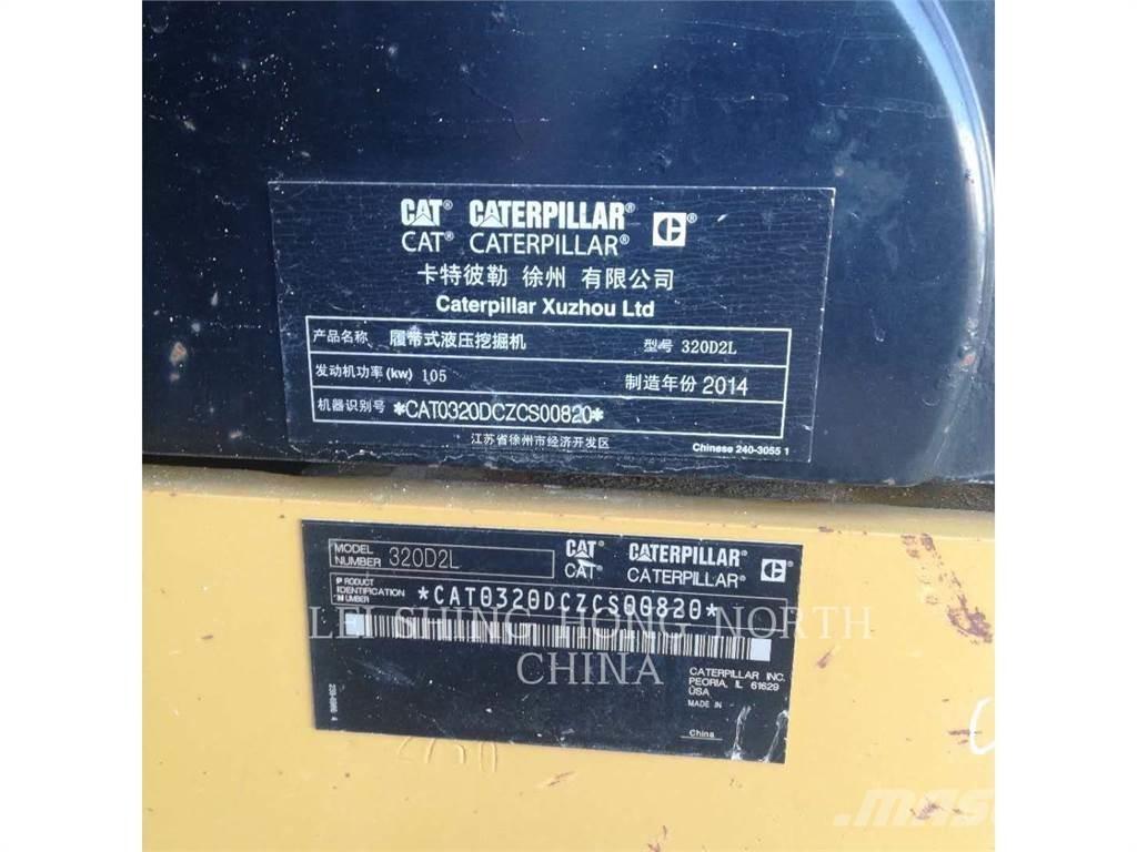CAT 320D2L Kāpurķēžu ekskavatori