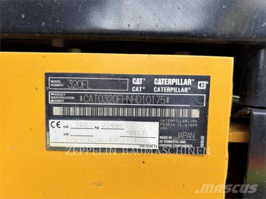 CAT 320FL Kāpurķēžu ekskavatori