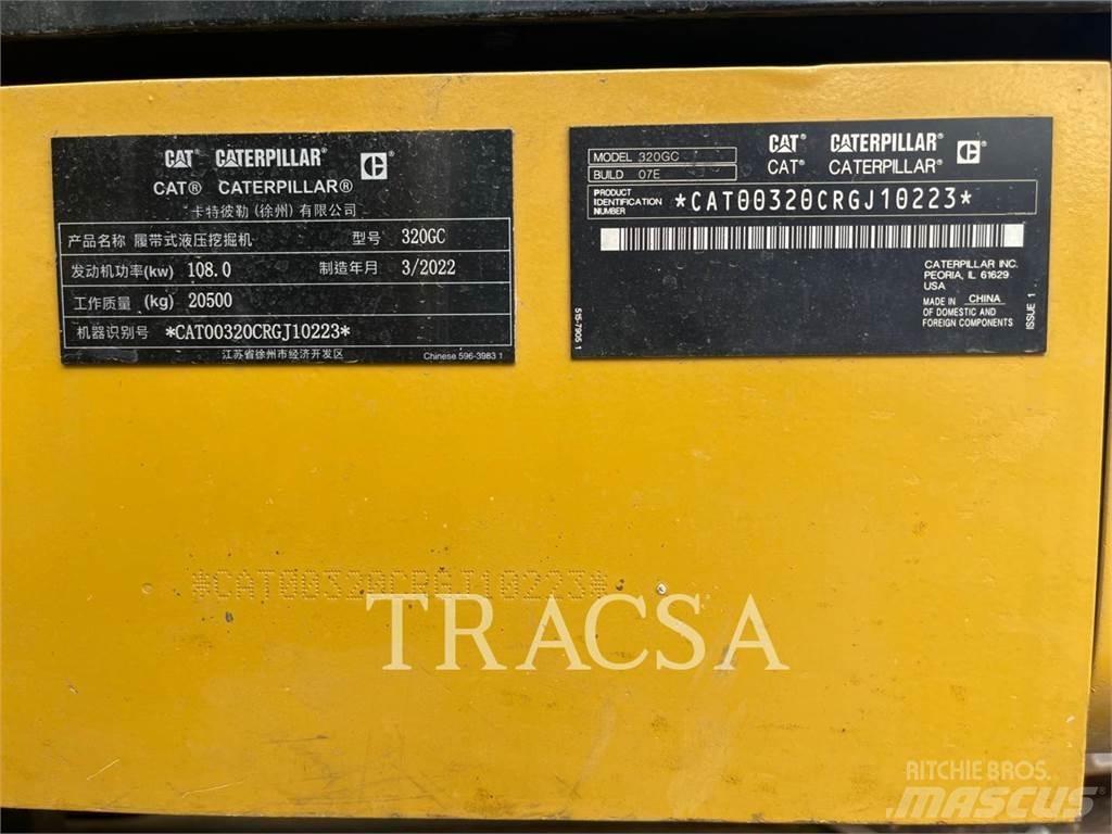 CAT 320GC Kāpurķēžu ekskavatori
