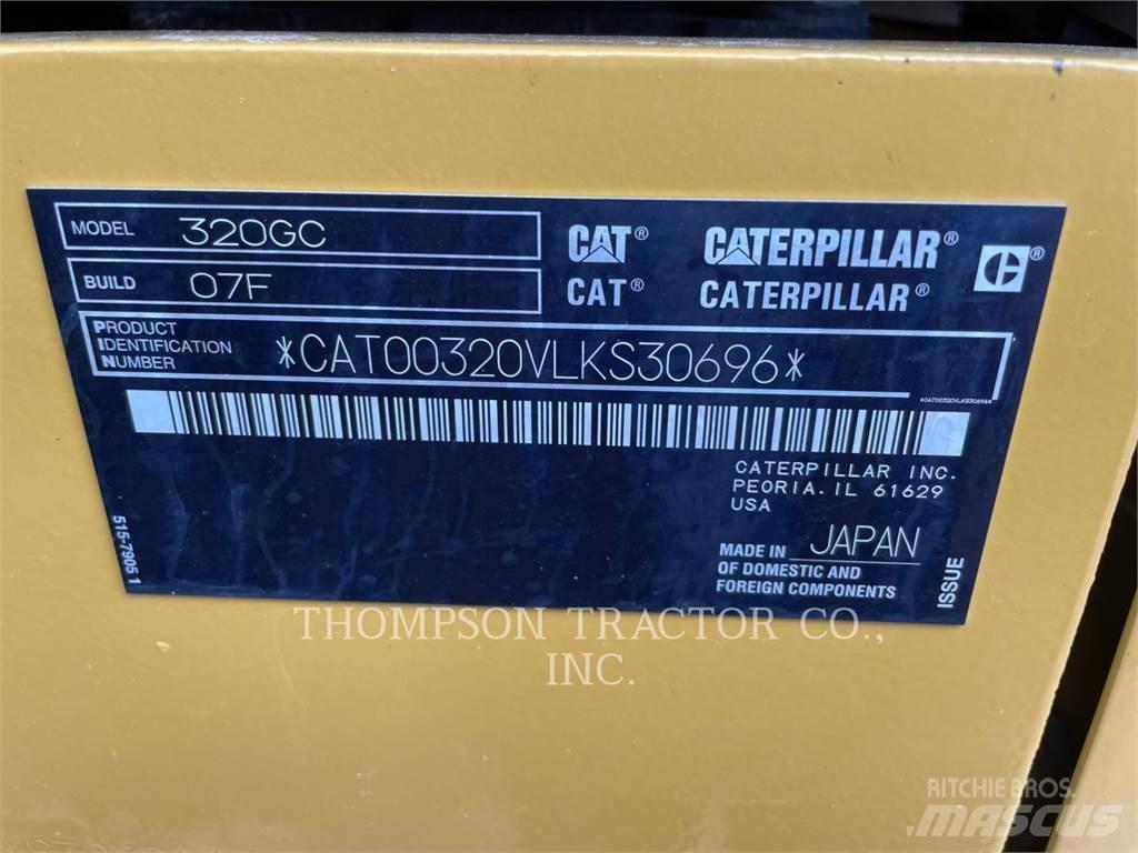 CAT 320GC Kāpurķēžu ekskavatori