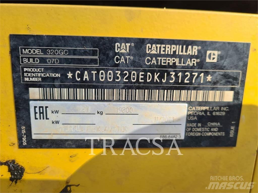 CAT 320GC Kāpurķēžu ekskavatori