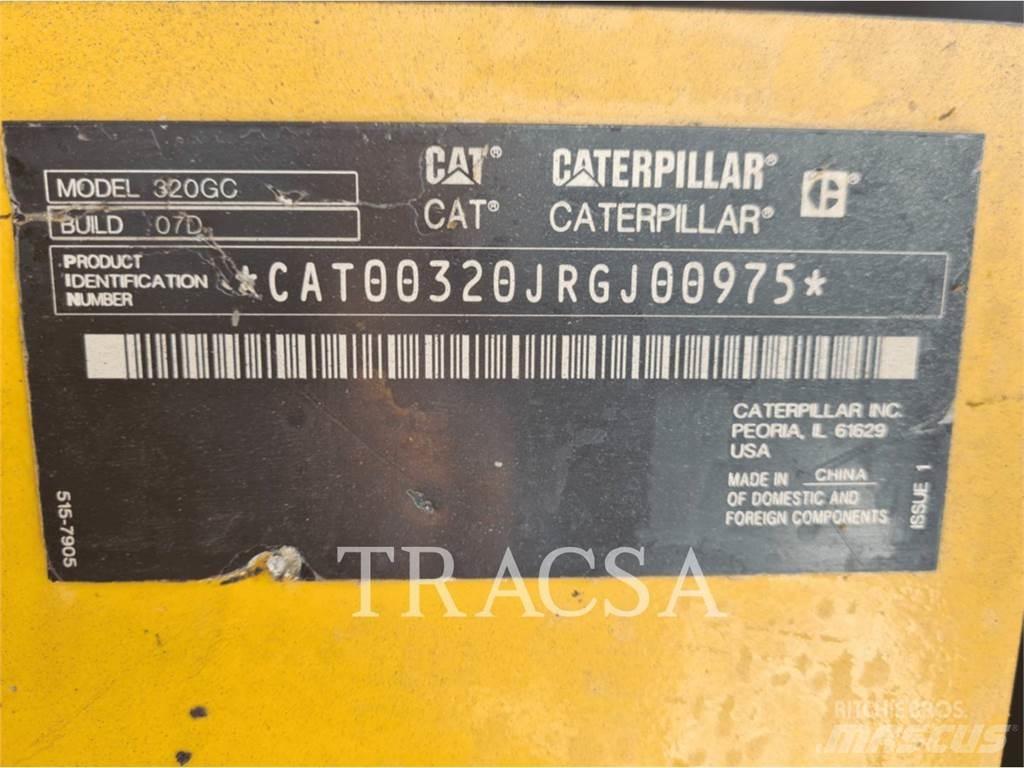 CAT 320GC Kāpurķēžu ekskavatori