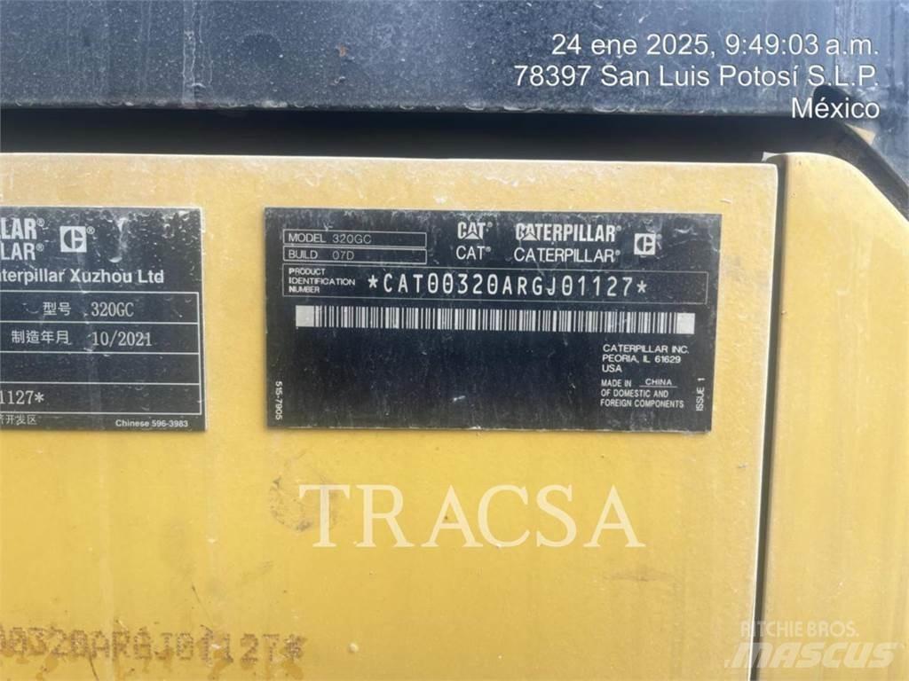 CAT 320GC Kāpurķēžu ekskavatori