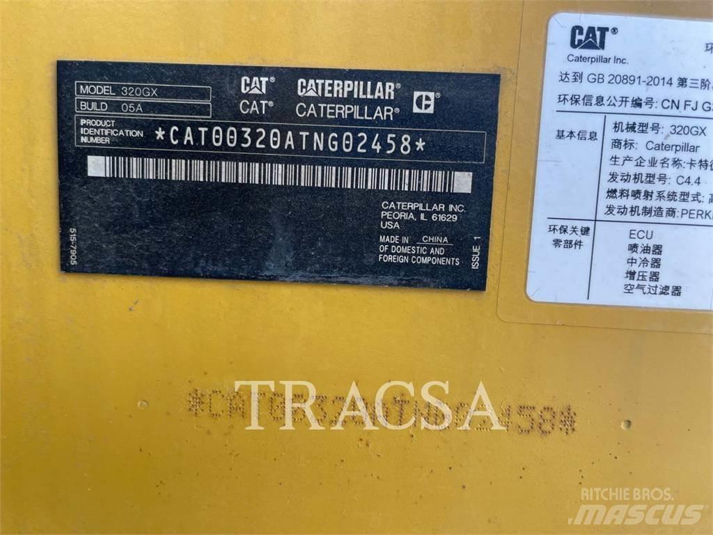 CAT 320GX Kāpurķēžu ekskavatori