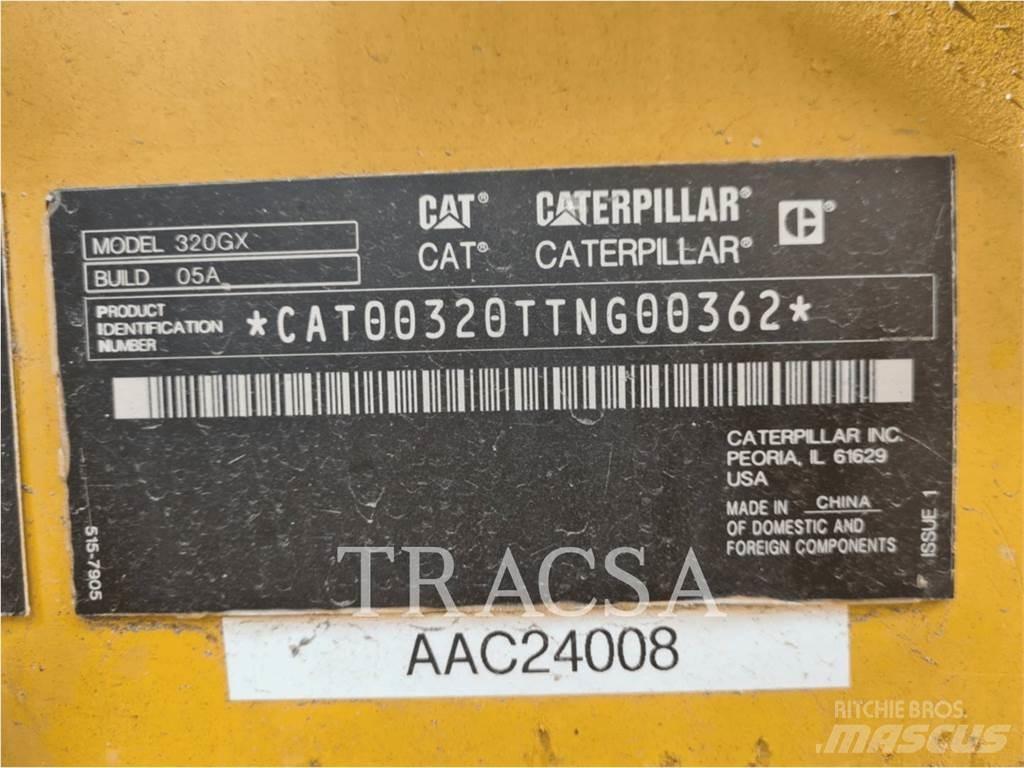 CAT 320GX Kāpurķēžu ekskavatori