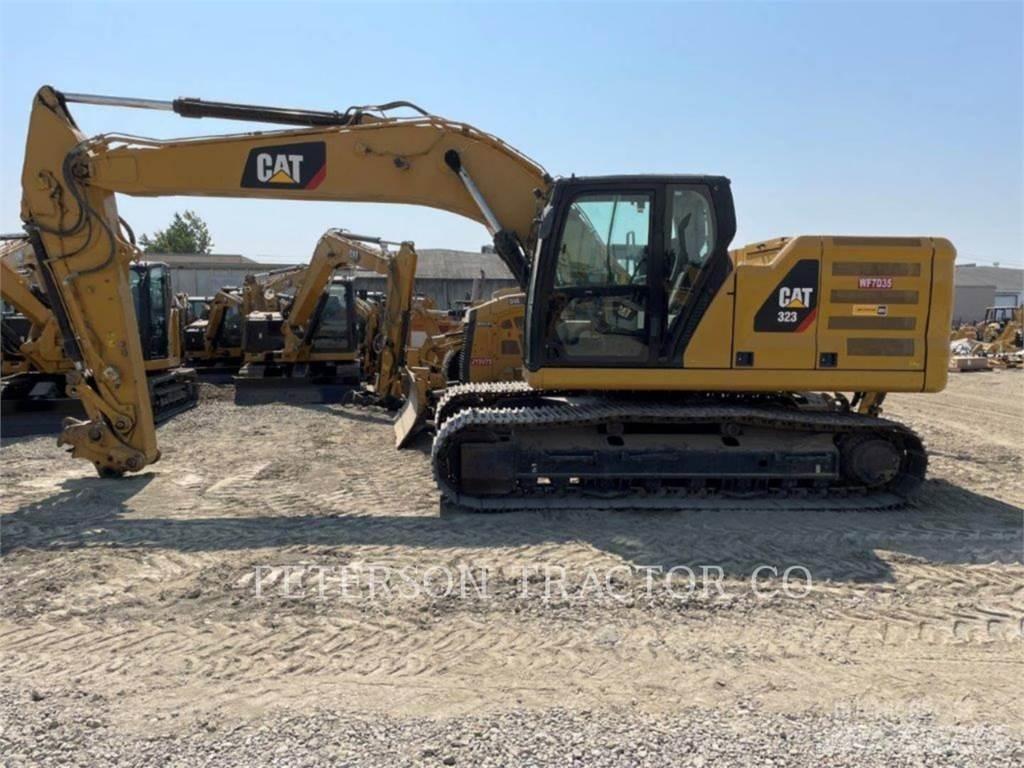 CAT 323 Kāpurķēžu ekskavatori