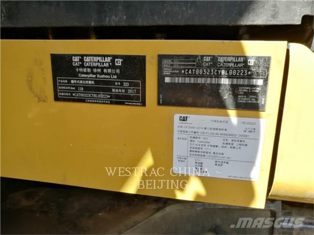 CAT 323-07 Kāpurķēžu ekskavatori