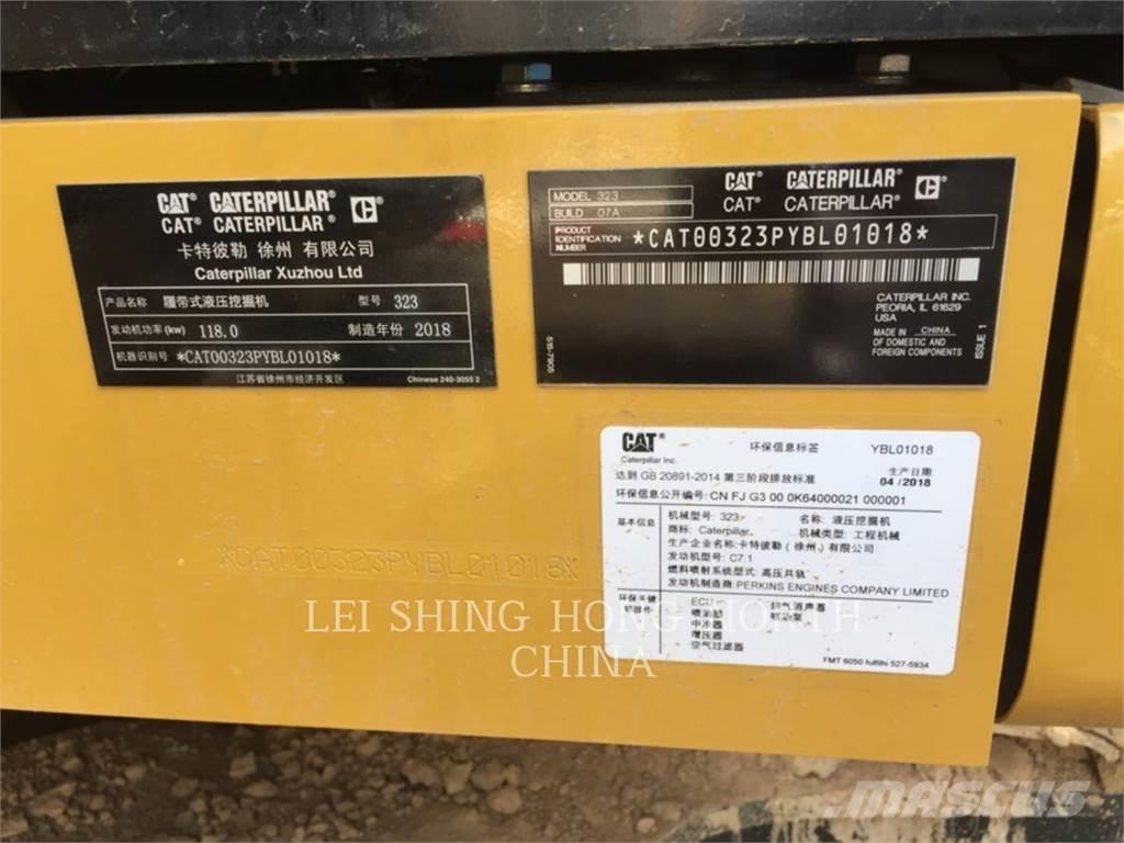 CAT 323-07 Kāpurķēžu ekskavatori