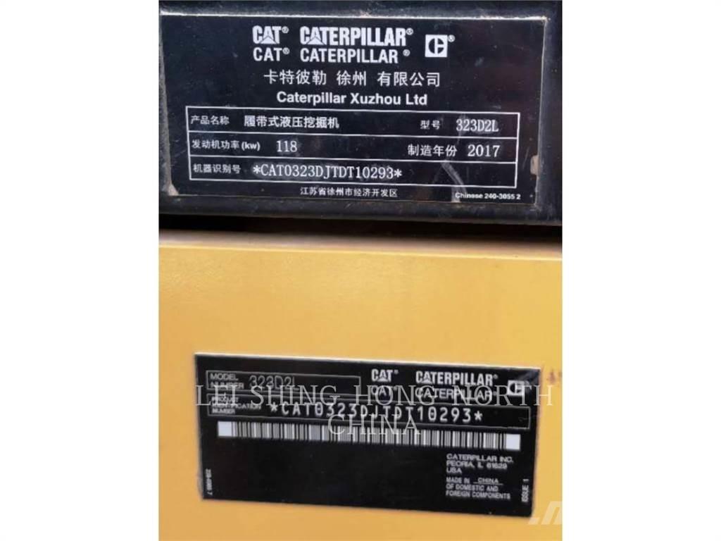 CAT 323D2L Kāpurķēžu ekskavatori