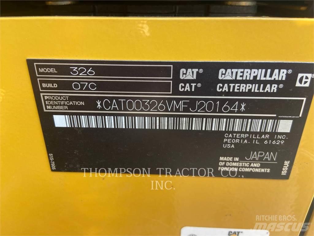 CAT 326 Kāpurķēžu ekskavatori