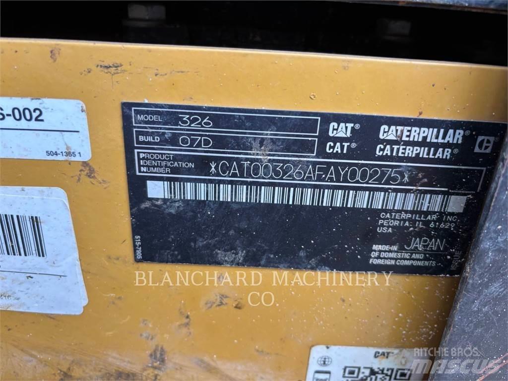 CAT 326 Kāpurķēžu ekskavatori