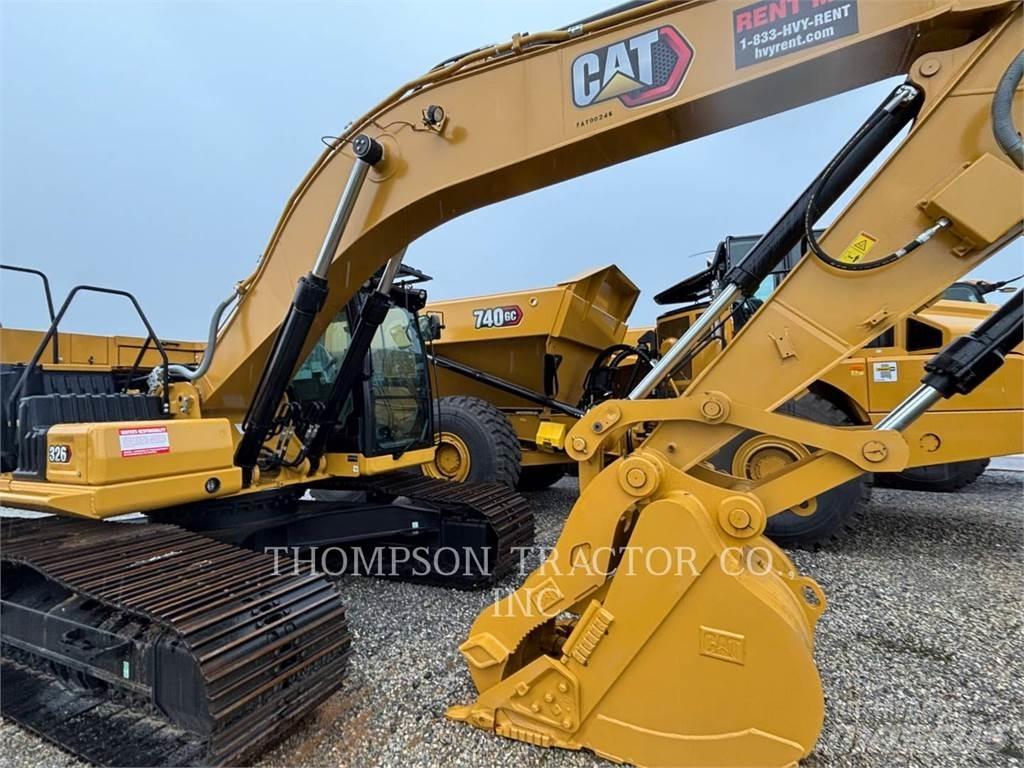CAT 326 Kāpurķēžu ekskavatori
