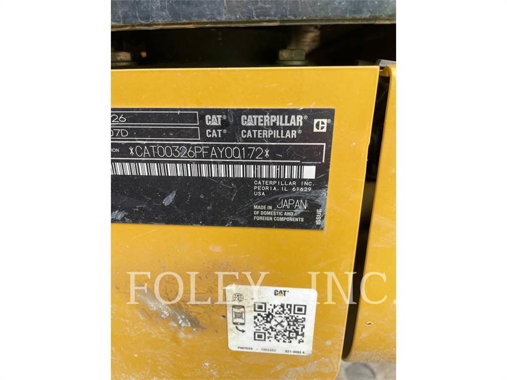 CAT 326-07 Kāpurķēžu ekskavatori