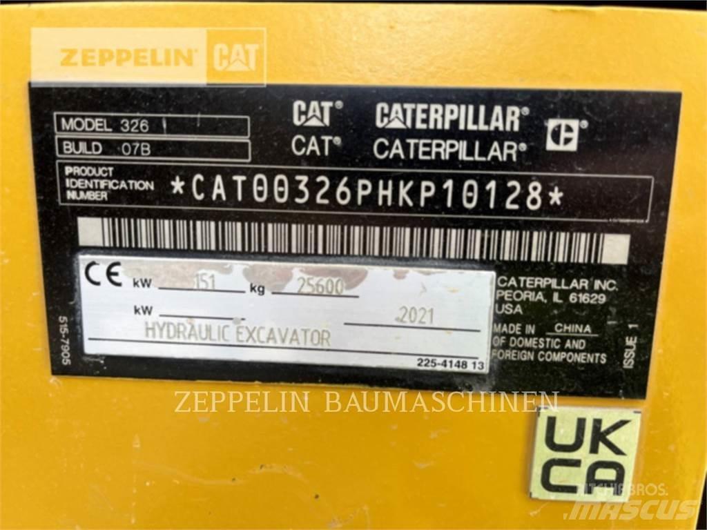CAT 326-07 Kāpurķēžu ekskavatori