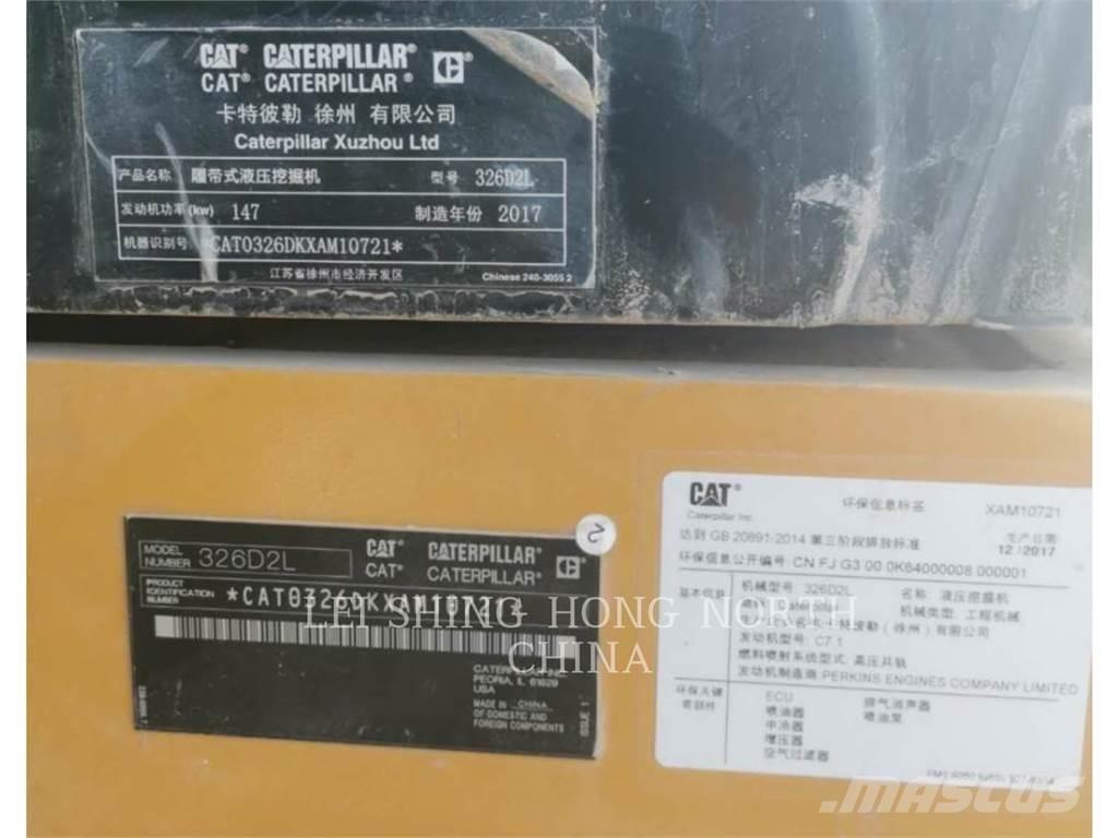 CAT 326D2L Kāpurķēžu ekskavatori