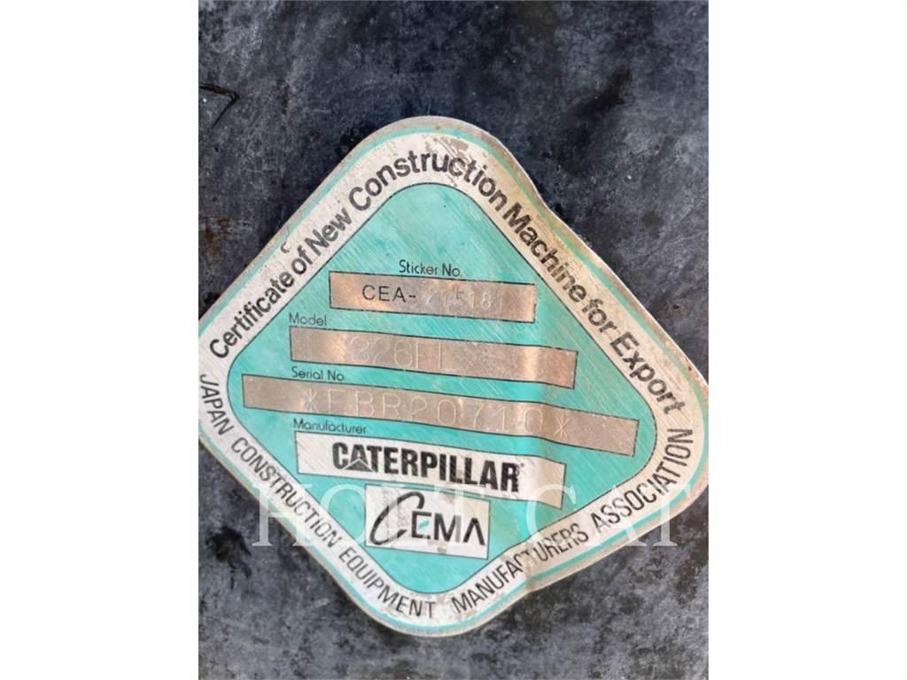 CAT 326FL Kāpurķēžu ekskavatori